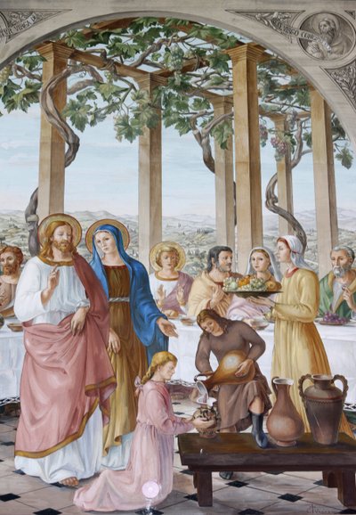 Le mariage à Cana, église de la Visitation, Ein Kerem, Israël - Unbekannt