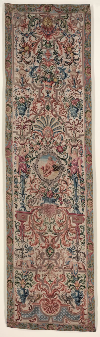Paire de tentures de lit en broderie, vers 1690 - Unbekannt