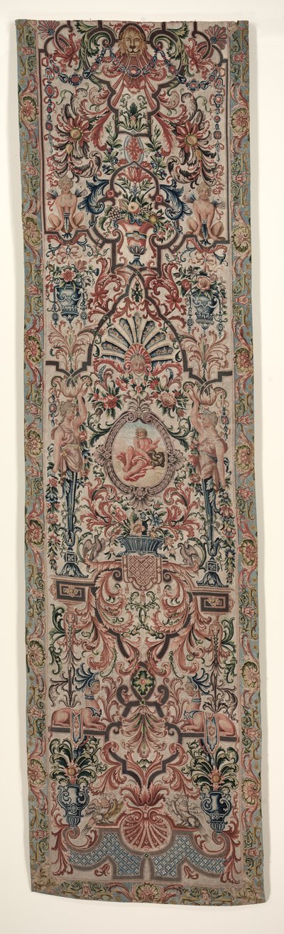 Paire de tentures de lit en broderie, vers 1690 - Unbekannt