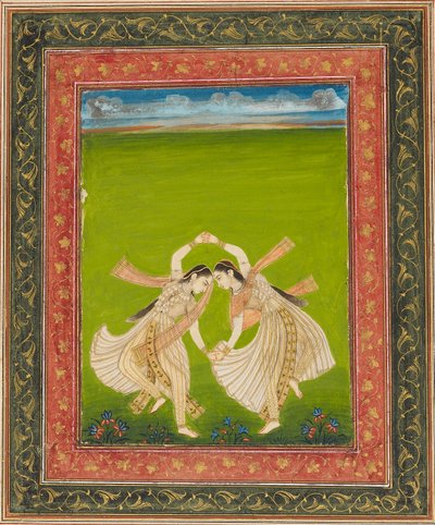 Paire de filles jouant au phugadi - Unbekannt