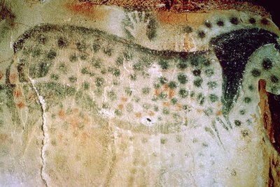 Peinture rupestre paléolithique d