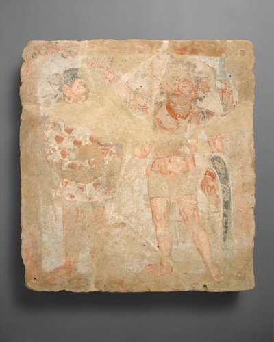 Panneau avec le dieu ShivaOesho et un adorateur, vers 3e siècle après J.-C. - Unbekannt