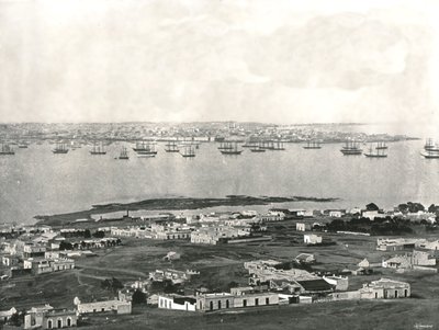 Panorama depuis la colline, Montevideo, Uruguay, 1895 - Unbekannt