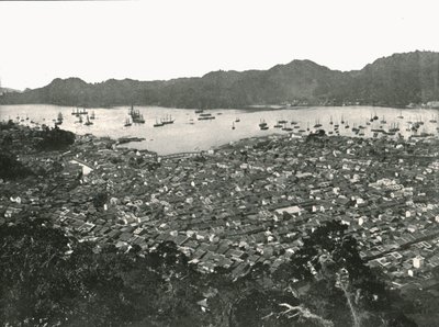 Vue Panoramique de la Ville, Nagasaki, Japon, 1895 - Unbekannt