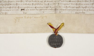 Bulle papale confirmant la charte de l