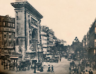 Paris - Porte Saint-Denis et les Boulevards, vers 1910 - Unbekannt