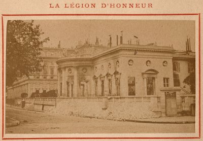 Commune de Paris (1871) : vue du Palais de la Légion d