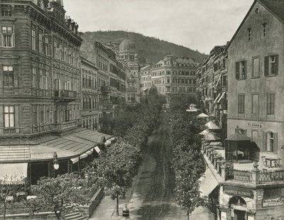 Parkstrasse, Carlsbad, Tchécoslovaquie, 1895 - Unbekannt