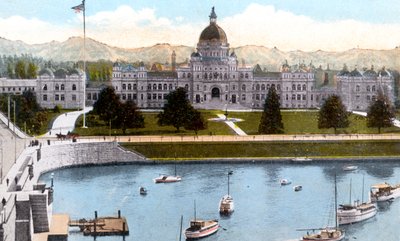 Bâtiments du Parlement, Victoria, Colombie-Britannique, Canada, c1900s - Unbekannt