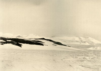 Partie de la chaîne de la reine Alexandra à 1500 pieds sur le glacier, vers 1908, 1909 - Unbekannt
