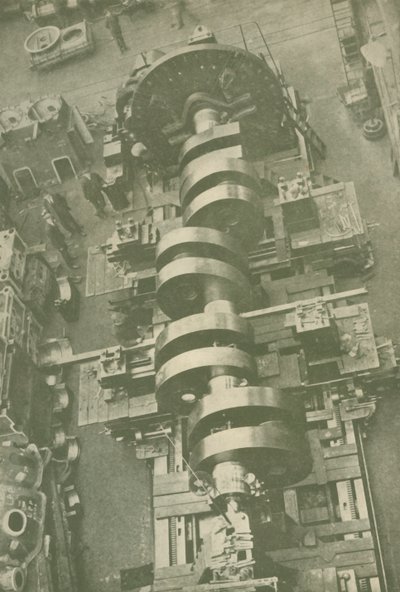 Partie du vilebrequin du M.V. Britannic White Star, 27 000 tonnes - Unbekannt