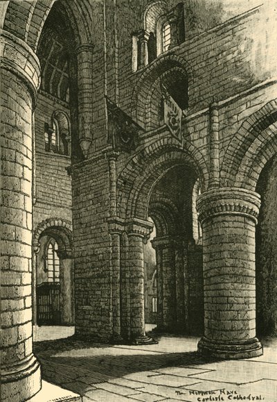 Partie de la nef, cathédrale de Carlisle, 1898 - Unbekannt