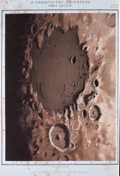 Partie de la surface lunaire - Unbekannt