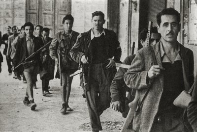 Partisans à Cesena, Émilie-Romagne, Italie, octobre 1944 (photo n/b) - Unbekannt