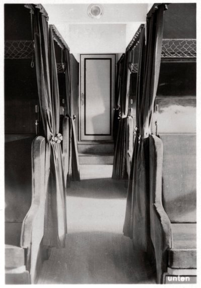 Compartiment passagers du Zeppelin LZ 126, vers 1924, 1933 - Unbekannt