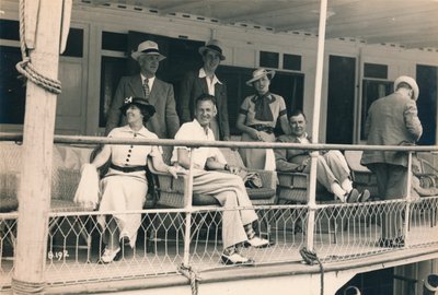 Passagers sur une croisière sur le Nil, 1936 - Unbekannt