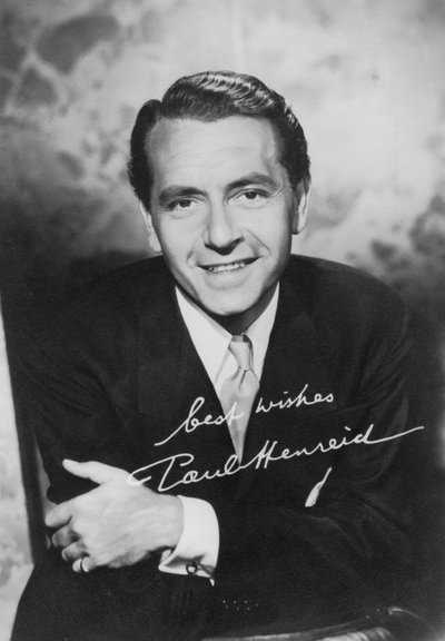 Paul Henreid 1908-1992, acteur et réalisateur américain né en Autriche, vers 1940 - Unbekannt