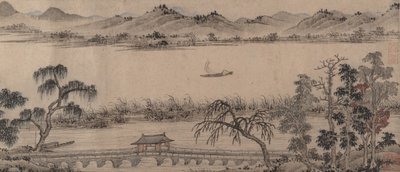 Pavillon du Pont Arc-en-ciel flottant, 16e siècle - Unbekannt