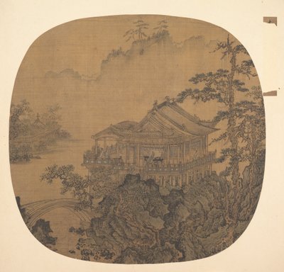 Pavillon sur un lac - Unbekannt