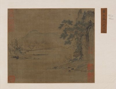 Pavillon sur la rivière de printemps, dynastie Ming ou Qing - Unbekannt