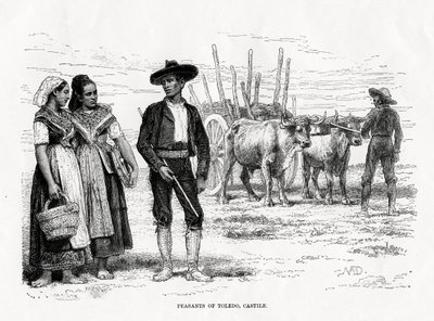 Paysans de Tolède, Castille-La Manche, Espagne, 1879 - Unbekannt