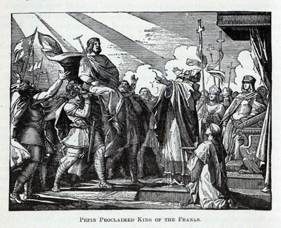 Pépin proclamé roi des Francs, 1882 - Unbekannt