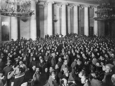 Soviet de Petrograd des ouvriers et des soldats députés, Palais de Tauride, Russie, 1917 - Unbekannt