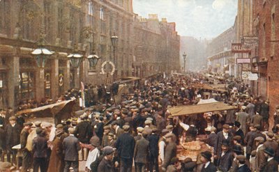 Marché de Petticoat Lane un dimanche matin, Londres - Unbekannt