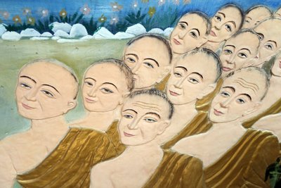 Temple bouddhiste Phap Van. La sangha. Ho Chi Minh Ville, Vietnam - Unbekannt