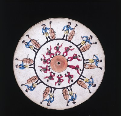 Disque de phénakistiscope, vers 1830 - Unbekannt