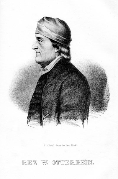 Philip William Otterbein, pasteur germano-américain, 1854 - Unbekannt