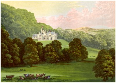 Philiphaugh, Selkirkshire, Écosse, maison du baronnet Murray, vers 1880 - Unbekannt