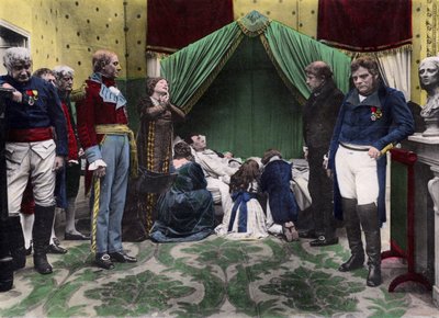 Représentation photographique de la mort de Napoléon à Sainte-Hélène - Unbekannt