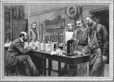 Laboratoire de recherche en physique à la Sorbonne, Paris 1895 - Unbekannt