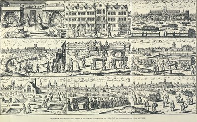 Représentation picturale de la Grande Peste, 1665 - Unbekannt