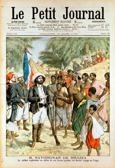 Pierre-Paul-François-Camille Savorgnan de Brazza, explorateur français et fondateur de Brazzaville, 1905 - Unbekannt