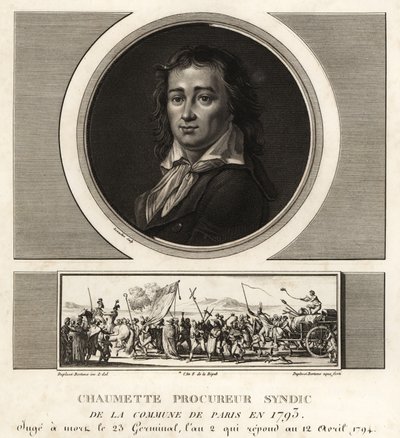 Pierre Gaspard Chaumette, Procureur Syndic de la Commune, athée - Unbekannt