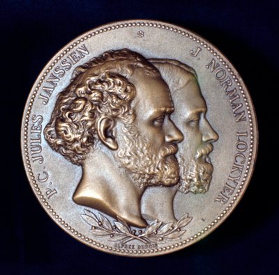 Pierre Janssen et Joseph Norman Lockyer, astronomes français et anglais, 1868 - Unbekannt