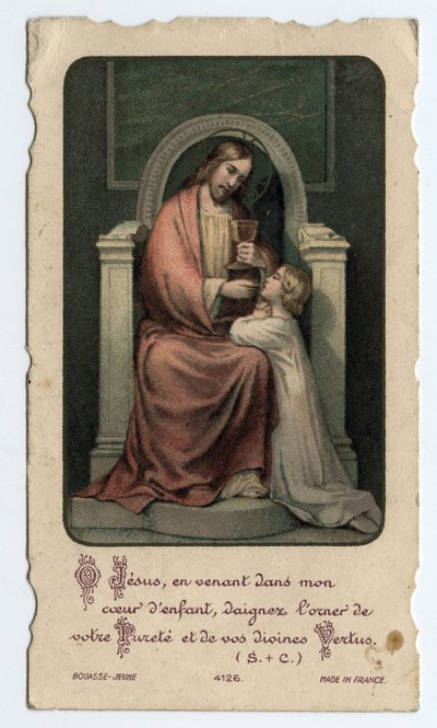 Image pieuse : Jésus donne l