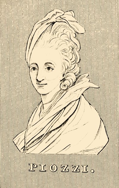 Piozzi, 1741-1821 - Unbekannt