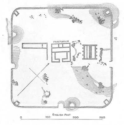 Plan du fort de Hardknott, Cumberland, 1902 - Unbekannt