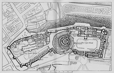 Plan du château, 1895 - Unbekannt