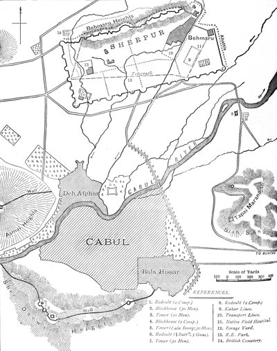 Plan des cantonnements de Sherpur - Unbekannt