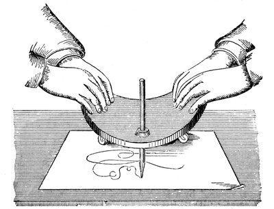 Planchette ou planche Ouija, 1885 - Unbekannt