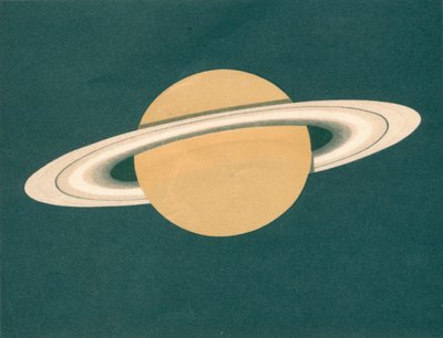 Planètes - Fig.2. Saturne, vers 1902 - Unbekannt