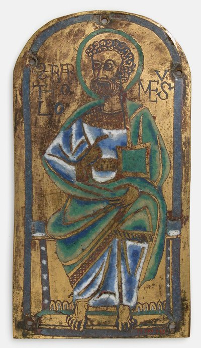 Plaque de Saint Barthélemy, bas-rhénan ou saxon, milieu du 12ème siècle - Unbekannt