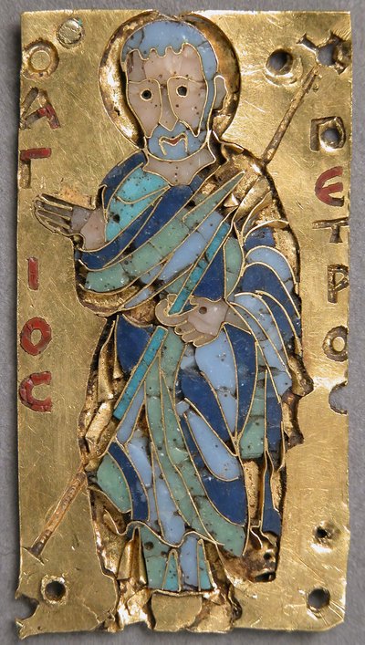 Plaque avec Saint Pierre, byzantin, 11ème siècle - Unbekannt