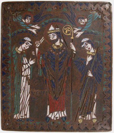 Plaque avec Saint Guillaume de Bourges, français, vers 1218-25 - Unbekannt