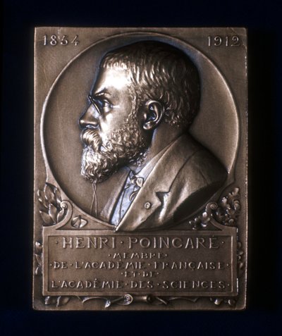 Plaquette commémorant la mort de Henri Poincaré, mathématicien français - Unbekannt