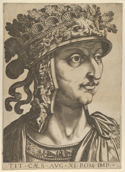 Titus Vespasien regardant à droite, de 